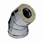 Сэндвич - колено 135* (430/0,5 + нерж) ф220х300