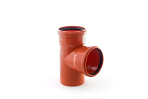 Тройник 160/160х87 РТП рыжая (9)