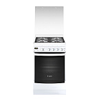 Газ.плита GEFEST ПГ 5100-03 0002 (85х50х58,5) цв.белый, крышка стеклянная