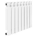 Радиатор АЛ 350/80 8секц (107Вт/секц) (синий квадрат) AQUAPROM А52