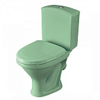 Унитаз-компакт ВЕСТ салатовый, косой вып. (15)