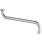 A7140S Излив круглый S-образный с аэратором, L=400мм нерж/хром  FASHUN