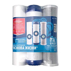 Комплект картриджей (3 ступени) "Стандарт - Silver" 10" ИТА F30810-2 (10шт) 