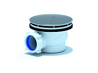 320EC Сифон для душевого поддона 1 1/2"*90, h65, хром, АНИ пласт   