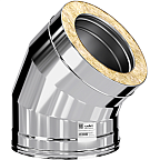 Сэндвич-колено 45*   Craft GS-50   (316/0,5/304/0,5) d150х250