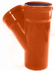Тройник 200/110х45 РТП рыжая (1)