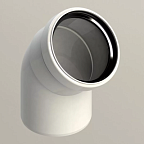 Колено 45гр. д.80 мм (для конденсационных систем) 