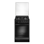 Газ.плита GEFEST ПГ 5300-03 0046 (85х50х58,5) фасад черный с растровым рисунком