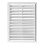 Решетка вент 218х295 ж/нак с москитной сеткой разъемная Э2030Р