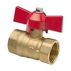 Кран шар лат 1/2 FF В баб 11Б27п1 Ду15 (Aqualink)(160/10)