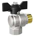 Кран шар. угловой 1/2 г/ш бабочка Ду15 Ру40 LD Pride (16)