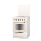 Газ.плита GEFEST ПГ 5100-02 0182 (85х50х58,5) цв.кремовый, ручки"античная бронза", крышка стеклянная