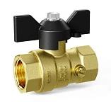 Кран д/манометра шар. 1/2" (G1/2) РУ16 бабочка LD Pride