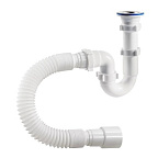 41019-S Сифон д/кух прямоточный 1 1/2"*40 (г/т 40*40/50), ОРИО (35) 