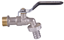 Кран шар лат водоразборный 3/4 с носиком Стандарт (ATM) VRC5004 (120/12шт)