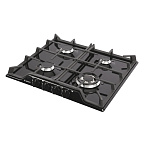 Варочная панель газ. GEFEST ПВГ 1212-02 К3 (9х59х52) цв.черный глянец   OFF
