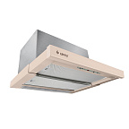 Воздухоочиститель GEFEST ВО 4601 Р81 (30х60х30) цв.кремовый, панель из кремового стекла