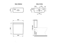 Бачок "Нео" с крышкой (межосевое расстояние 150мм) 1WH302189