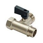 Кран шар лат трехпроходной 1/2х3/4х1/2 FММ U ручка-флажок (AQUALINK)(100/10)