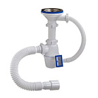 40079-А Сифон бутылочный 3 1/2"*40 (перелив, гибкая труба 40*40/50, ОРИО (22)