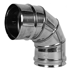 Колено 4 сек. 90* (430/0,5) ф120 (1уп/4шт)