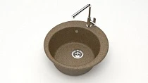 Мойка МАТОВАЯ 30/Q9 (ТЕРРАКОТ) AQUADREAM, круглая, 475х180   OFF