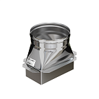 Переход с кирпичной кладки КРАФТ (304/0,5) 250х125 - d200