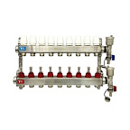Коллектор VR113-09А с расх. 9 вых. БЕЗ кранов НЕРЖ (5)