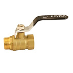 Кран шар лат 1/2 FM рычаг ЖЕЛТЫЙ АТМ VR208-01 (160/14)