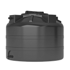 Бак д/воды АТV-200 (черный) БЕЗ ПОПЛАВКА (Акватек, Ростов) КРУГЛЫЙ
