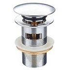 Донный клапан 62Р нажимной с переливом РОТАТО