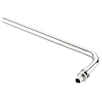 Трубка приборная Г-образная аксиальная лат 20 * 500 хром   (РТП)(75/15)