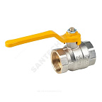 Кран шар. ГАЗ 3/4 г/г рычаг Ду20 Ру40 Серия 59 никель  Dist