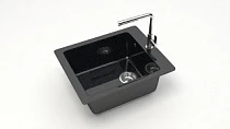 Z8 Q4 Мойка ГЛЯНЦЕВАЯ (ЧЁРН) MARRBAXX, прямоуг, 425х500х195