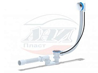701EM Перелив п/а с сифоном плоский (длина 580мм, пластик), АНИ пласт (15)