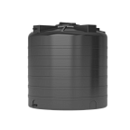 Бак д/воды ATV-1000 (черный) с поплавком (Акватек, Ростов) КРУГЛЫЙ