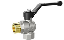 Кран шар. угловой 1/2 г/ш рычаг Ду15 Ру40 LD Pride