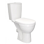 Унитаз-компакт "РЕССА" белый (гориз., сид, 2-х уровн.арм.) ROSA (г. Киров)