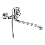 A2237 Смеситель ванно-душевой с гарнитуром (хром) лат, d35, излив L360мм  FASHUN (10)