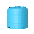 Бак д/воды ATV-1000 (синий) с поплавком (Акватек, Ростов) КРУГЛЫЙ