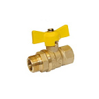 Кран ГАЗ шар 1/2  г/ш бабочка 11Б27п PN40 Стандарт 231 ГАЛЛОП (0115014/116014) (60)