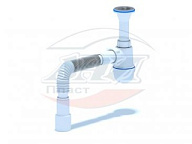 2015C Сифон для мойки 1 1/4"*40 (гибкая труба 40*40/50), АНИ пласт (30)