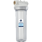 FH2P Магистральный фильтр 10" UN (проз.корпус, подключение 1) Unicorn