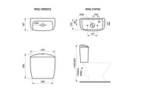 Бачок "Паллада" с крышкой 1WH302373   УЦЕНКА