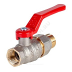 Кран шар. с американкой 1 рычаг Ду25 Ру40 Эксперт  Dist