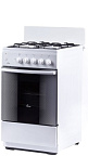 Плита комбинированная FLAMA AK1416W (4-х комф,щит,подсв,проф.реш) (АРТ 407)