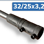 Неразъемное соединение ГАЗ (НСПС) 32/25х3,2 с эл/св муфтой SDR11 ПЭ100 (Беларусь)