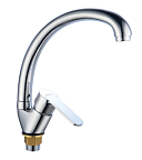 B8289-10F См-ль д/кухни лат, высок.излив, диам.35, гайка, Boou (12)