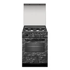 Газ.плита GEFEST ПГ 6300-03 0053 (85х60х60) фасад с рисунком мрамор черный