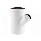 Тройник малошумной канализации ELITE 110/50х45 РТП